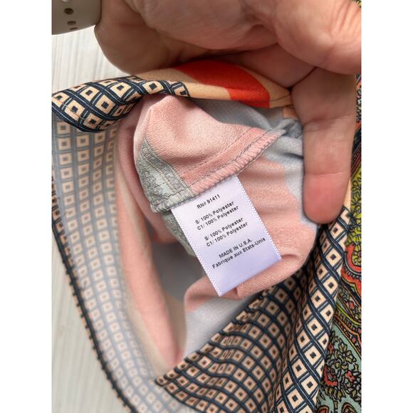 NWT Clover Canyon Paisley Printed Tunic Tank XS - Picture 9 of 10